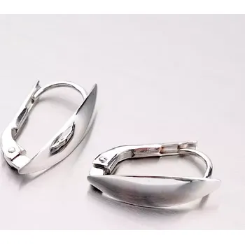 Náušnice Dámské náušnice bílé zlato 585 visací 42-31504