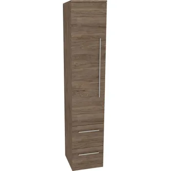 Koupelnový nábytek Mereo Bino Koupelnová skříňka vysoká 325x1630x330 mm, levá, Multidecor, Dark Rockford Hic, CN697DRH1
