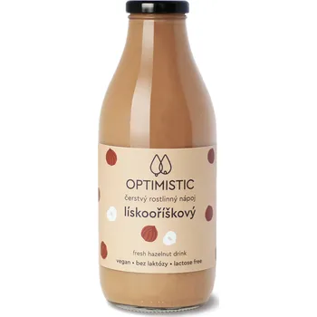 Limonáda Nápoj lískooříškový s datlovým sirupem 750 ml OPTIMISTIC