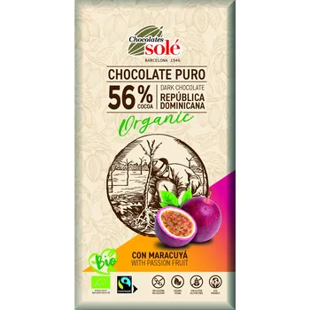 Čokoláda Čokoláda hořká s marakujou 100 g BIO SOLÉ