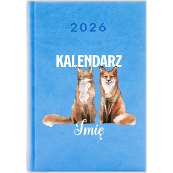 Kalendář Knižkový kalendář 2026 A5 FunnyCase modrý