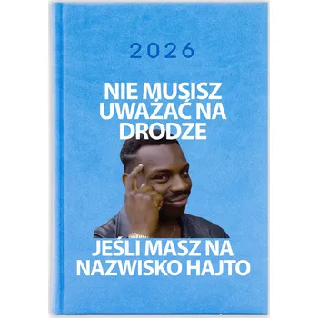 Kalendář Knižkový kalendář 2026 A5 FunnyCase modrý