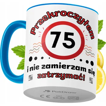 Hrnek Polidraw Hrnek Polidraw Narozeniny75 keramika 330 ml