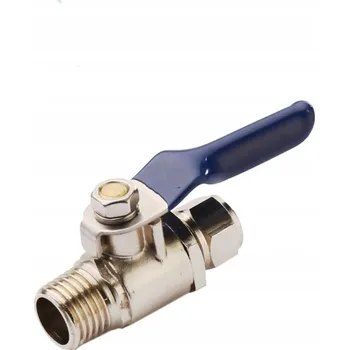 Ventil Mosazný Kulový kohout 1/4" Gz x 1/4" hadička pro připojení filtru vody, osmózy