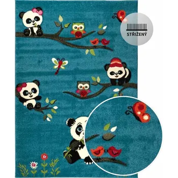 Koberec Kusový koberec JASPER KIDS 21041 30 Tyrkys Rozměr: 80x150 cm