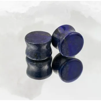 Náušnice Atreya Kamenný plug Lazurit Velikost: 10 mm