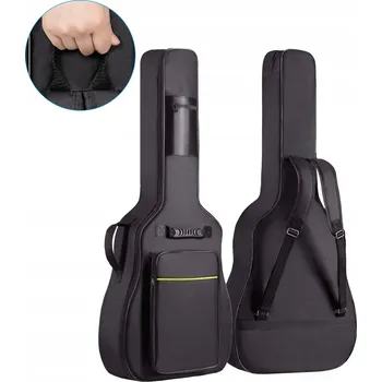 Strunný nástroj Vodotěsné pouzdro na KYTARU 41" popruhy nastavitelný popruh obal taška