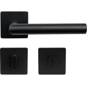 Dveřní kování Richter Czech Kování RK.CML-FORM magnetická rozeta WC černý mat CE*