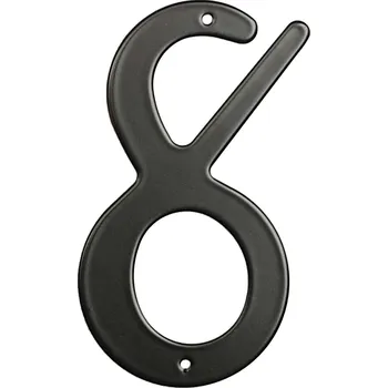 Domovní cedule Richter Czech Číslo domovní 2D hliníkové RN.105HR "8" 105mm černé