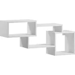 Nástěnná police ALITTY 96x46 cm, bílá 228827310