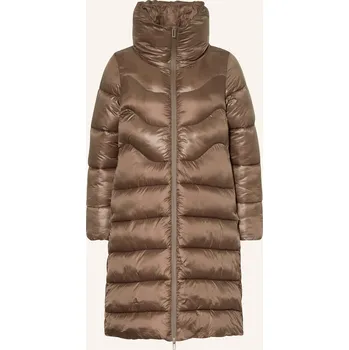 Dámský kabát Jeanne Baret Dámský Peřový Kabát Holly, hnědá, 38