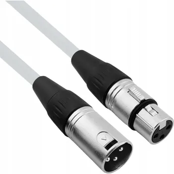 Audio kabel XLR - XLR kabel Red's music MC0115-WHITE 1,5 m