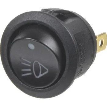 Elektrická zásuvka Spínač kolébkový kulatý 20A na světla přídavná - 47056