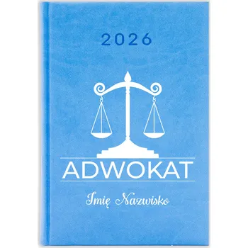 Kalendář Knižkový kalendář 2026 A5 FunnyCase modrý