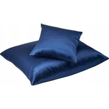 Povlak na dekorativní polštářek Hedvábný povlak na polštář 70x80 cm, 100% hedvábí ALMANIA - Tmavě modrá (Granatovy)