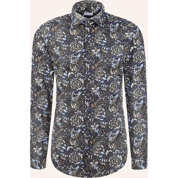 Pánská košile Seidensticker Pánská Košile Slim Fit, modrá / béžová / tmavě...