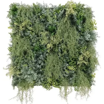 umělá květina Umělá živá zelená stěna VIRGINIA FLORA, 100 x 100cm