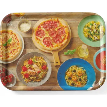 Protiskluzový servírovací tác HENDI, tasty pizza & pasta, 330x430 mm