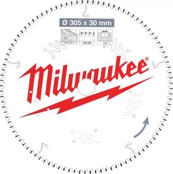 Pilový kotouč MILWAUKEE Pilový kotouč na dřevo 305x30x3.0mm 100z ATB - 4932471322