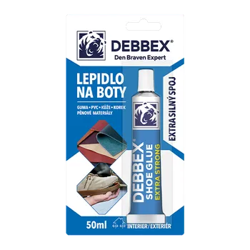 Průmyslové lepidlo DenBraven Lepidlo na boty 50 ml tuba v blistru nažloutlá