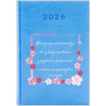 Kalendář Knižkový kalendář 2026 A5 FunnyCase modrý