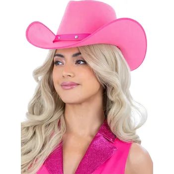 Karnevalový kostým SmiffysRůžový kovbojský klobouk