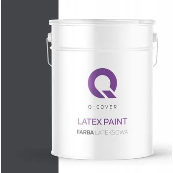 barva na zeď BARVA NA INTERIÉROVÉ STĚNY A STROPY, ODOLNÁ, BARVA ČERNÁ H0907 10L