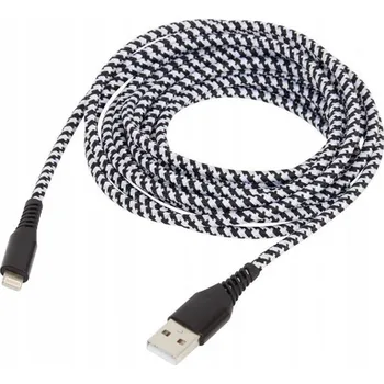 Datový kabel Kabel Sologic USB - Apple Lightning 1,5 m šedý