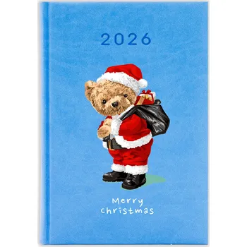 Kalendář Knižkový kalendář 2026 A5 FunnyCase modrý