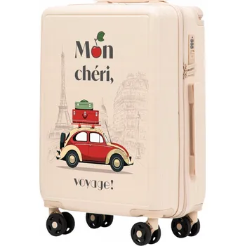 Kabinový kufr příruční zavazadlo do letadla na 4 kolečkách tvrdý ABS WINGS