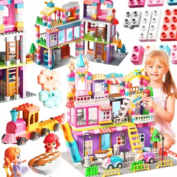 ostatní stavebnice Stavebnice BOUNN velká vila 400 dílů plastové 3+