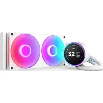 PC ventilátor NZXT Kraken Elite 280 RGB V2 LCD bílé