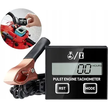 Obraz Cyfrowy obrotomierz piły Tachometr Měřič otáček Malý motor