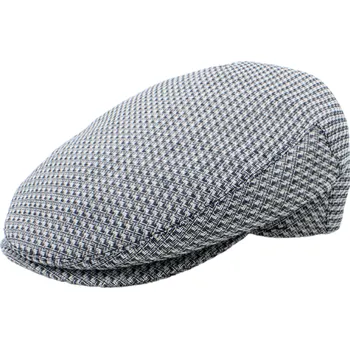 Čepice Letní bekovka z bavlny – modro-bílý vzor | Carlsbad Hat Velikost: 59 cm (L)