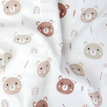 PREM Tetra osuška s potiskem 90x100cm MÉĎA & ŠÍPY