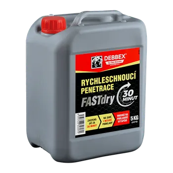 Průmyslové lepidlo DenBraven Rychleschnoucí penetrace FASTdry 5 kg kanystr transparentní