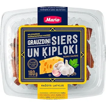 Pečivo Grenky se sýrem a česnekem 180g Mario