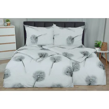 Povlečení Bavlněné povlečení BASIC 4dílné DUVA šedé