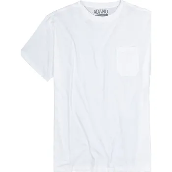 ADAMO tričko pánské 139055 regular fit nadměrná velikost bílá 4XL