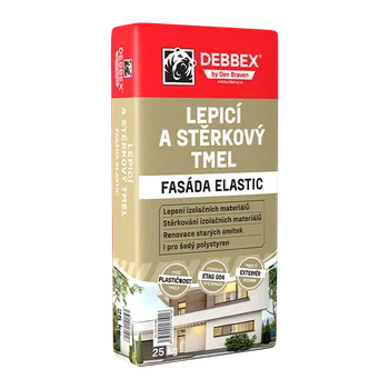 Průmyslové lepidlo DenBraven Lepicí a stěrkový tmel FASÁDA ELASTIC 25 kg pytel