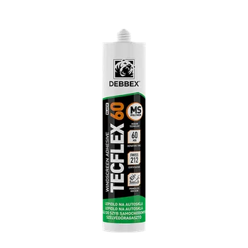 Průmyslové lepidlo DenBraven Lepidlo na autoskla TECFLEX 60 290 ml kartuše černá