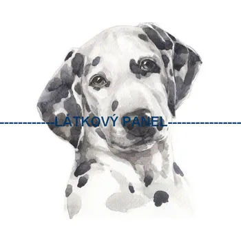 Látkový panel - Pes - PS-92 Velikost: 35x35cm, Materiál: Kočárkovina
