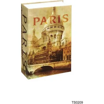 Trezor Richter Czech Bezpečnostní schránka Kniha Paris TS.0209 11,5x18x5,4/9,5x16,8x3,8cm