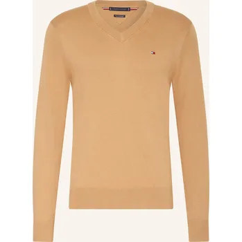 Pánský svetr Tommy Hilfiger Pánský Svetr, velbloudí, XXL