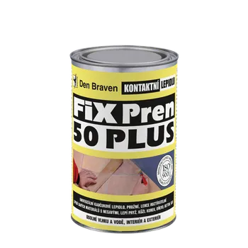 Průmyslové lepidlo DenBraven Fixpren UNI 50 Plus 7,5 kg plechovka žlutá