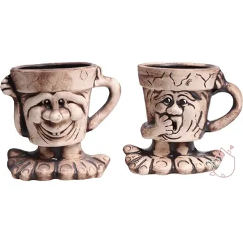 Květináč keramické květináče | malý sada 2 keramických