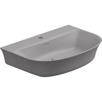 Umyvadlo Umyvadlo Flut BW 65 keramické, fumo matné, 65x48 cm, FLLAVBW65038