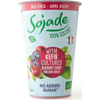 Nápoj SOJADE fermentovaný sójový nápoj borůvka-třešeň bez přidaného cukru 250 ml BIO