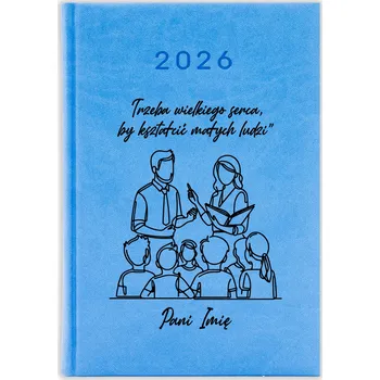 Kalendář Knižkový kalendář 2026 A5 FunnyCase modrý