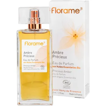 Dámský parfém Parfémová voda přírodní AMBRE PRÉCIEUX — drahocenný jantar 50 ml BIO FLORAME